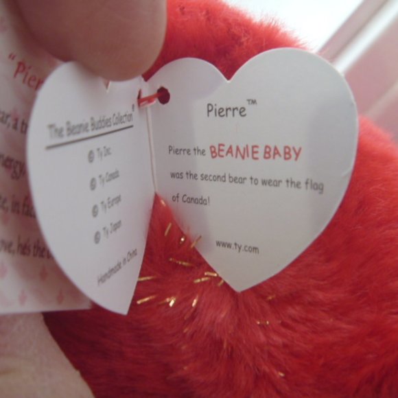 TY Beanie Buddy - PIERRE (Special Olympics Edition) - Picture 6 of 8